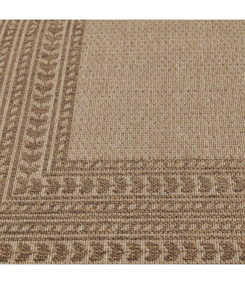 Central Oriental Santorini Natural/Earth Abstract 3ft.3in. x 5ft.3in. Rect. Rug