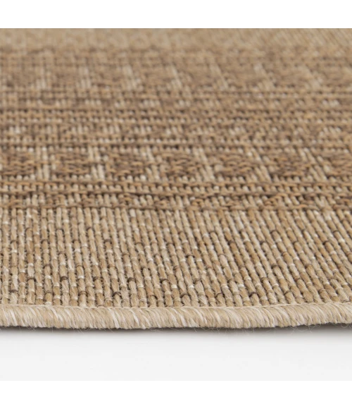 Central Oriental Santorini Natural/Earth Abstract 3ft.3in. x 5ft.3in. Rect. Rug