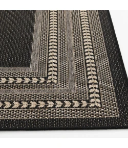 Central Oriental Santorini Natural/Pebble Abstract 7ft.10in. x 9ft.10in. Rect. Rug