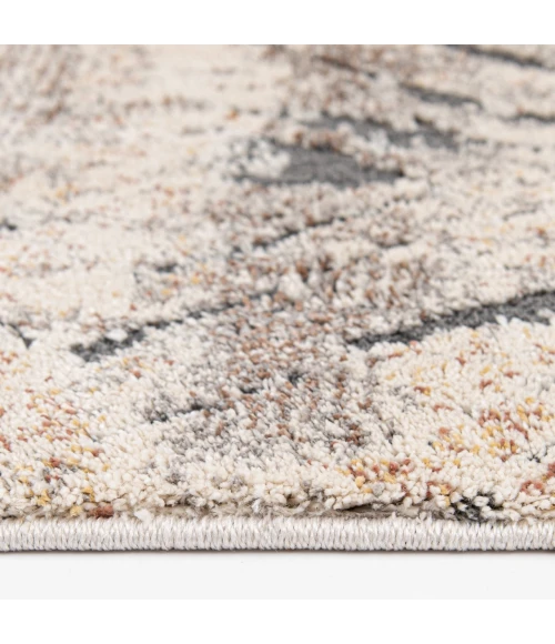 Central Oriental Stonington Almond/Oatmeal Moroccan 5ft. x 7ft.6in. Rect. Rug