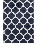 Central Oriental Sisli Mood Indigo/Buff Moroccan 5ft. x 7ft. Rect. Rug