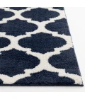 Central Oriental Sisli Mood Indigo/Buff Moroccan 5ft. x 7ft. Rect. Rug