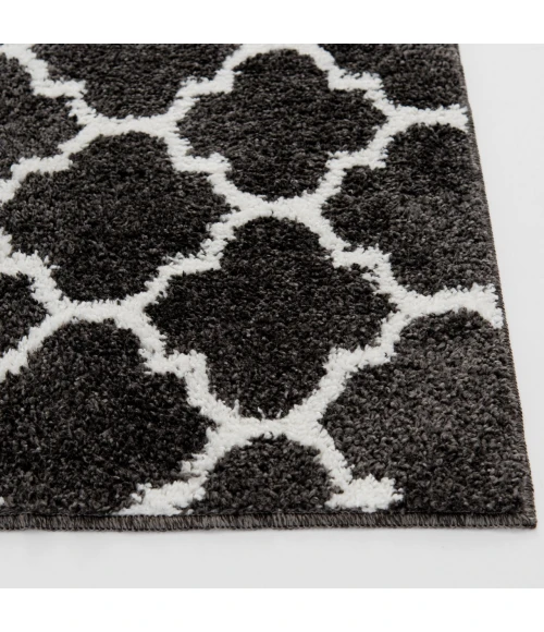 Central Oriental Sisli Soot/Buff Moroccan 24in. x 36in. Rect. Rug