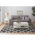 Central Oriental Sisli Soot/Buff Moroccan 24in. x 36in. Rect. Rug
