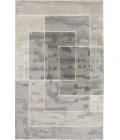 Central Oriental Stonington Coconut/Zinc Geometric 7ft.10in. x 9ft.10in. Rect. Rug