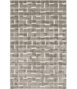 Central Oriental Stonington Zinc/Lace Abstract 7ft.10in. x 9ft.10in. Rect. Rug
