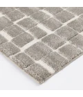 Central Oriental Stonington Zinc/Lace Abstract 7ft.10in. x 9ft.10in. Rect. Rug