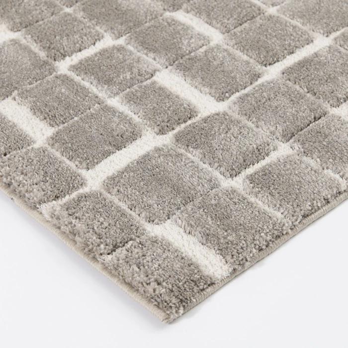 Central Oriental Stonington Zinc/Lace Abstract 7ft.10in. x 9ft.10in. Rect. Rug