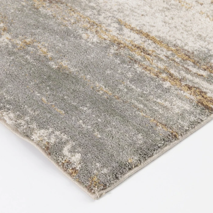 Central Oriental Stonington Oatmeal/Multi Abstract 5ft. x 7ft.6in. Rect. Rug