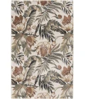 Central Oriental Stonington Coconut/Clay Floral 5ft. x 7ft.6in. Rect. Rug