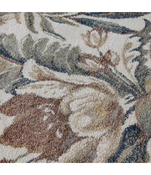 Central Oriental Stonington Coconut/Clay Floral 5ft. x 7ft.6in. Rect. Rug