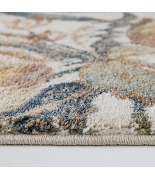 Central Oriental Stonington Coconut/Clay Floral 5ft. x 7ft.6in. Rect. Rug