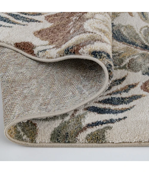 Central Oriental Stonington Coconut/Clay Floral 5ft. x 7ft.6in. Rect. Rug
