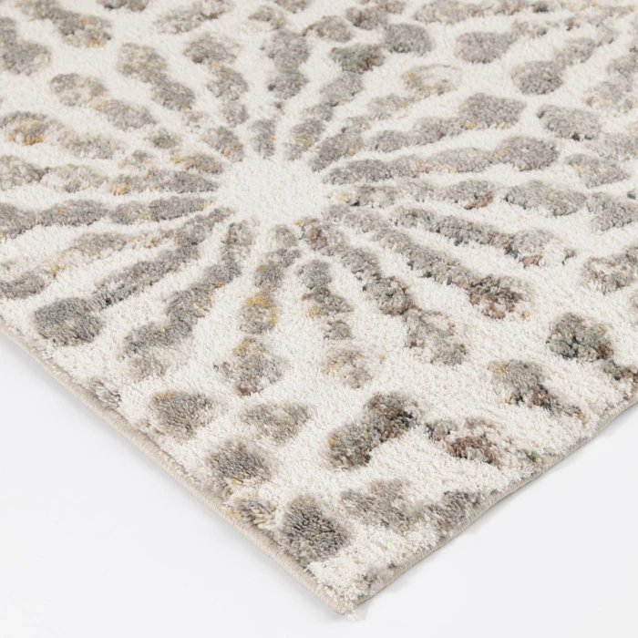 Central Oriental Stonington Coconut/Muli Abstract 7ft.10in. x 9ft.10in. Rect. Rug