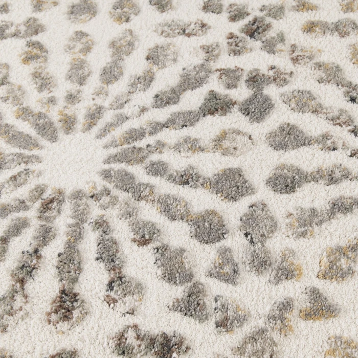 Central Oriental Stonington Coconut/Muli Abstract 7ft.10in. x 9ft.10in. Rect. Rug