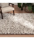 Central Oriental Stonington Almond/Chestnut Moroccan 7ft.10 x 9ft.10in. Rect. Rug