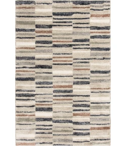 Central Oriental Stonington Denim/Clay Geometric 5ft. x 7ft.6in. Rect. Rug