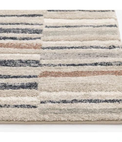 Central Oriental Stonington Denim/Clay Geometric 5ft. x 7ft.6in. Rect. Rug