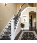 Central Oriental Adore Gravel/Whitecap Traditional/ Oriental 9in. x 26in. Rect. Rug