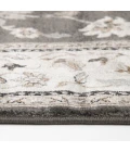 Central Oriental Adore Gravel/Whitecap Traditional/ Oriental 9in. x 26in. Rect. Rug