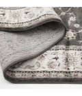 Central Oriental Adore Gravel/Whitecap Traditional/ Oriental 9in. x 26in. Rect. Rug