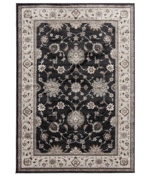 Central Oriental Adore Deep Blue/Whitecap Traditional/ Oriental 7ft.3in. x 10ft.10in. Rect. Rug