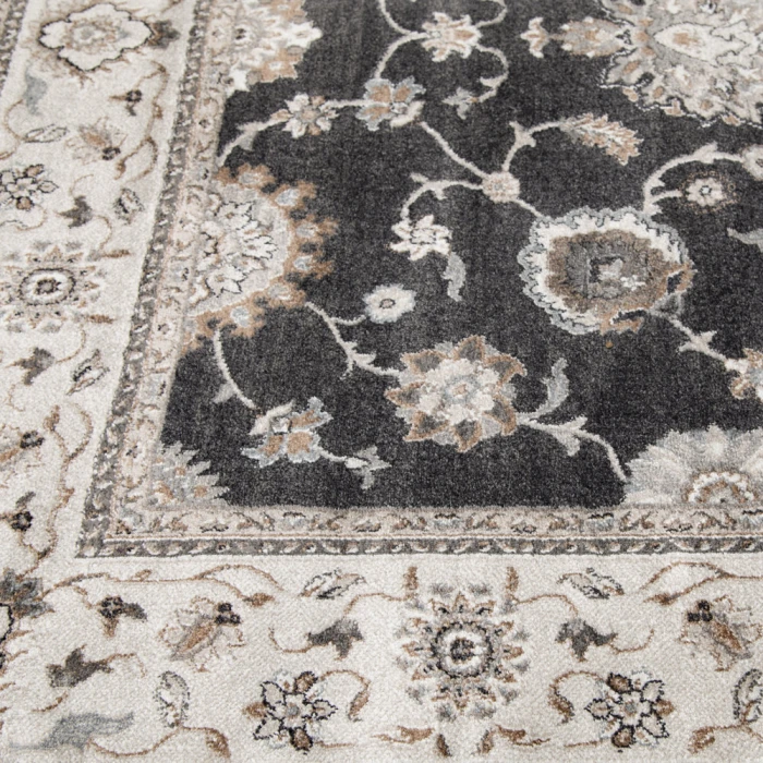 Central Oriental Adore Deep Blue/Whitecap Traditional/ Oriental 9in. x 26in. Rect. Rug