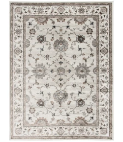 Central Oriental Adore Whitecap/Greige Traditional/ Oriental 9in. x 33in. Rect. Rug