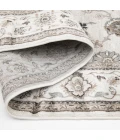 Central Oriental Adore Whitecap/Greige Traditional/ Oriental 7ft.3in. x 10ft.10in. Rect. Rug