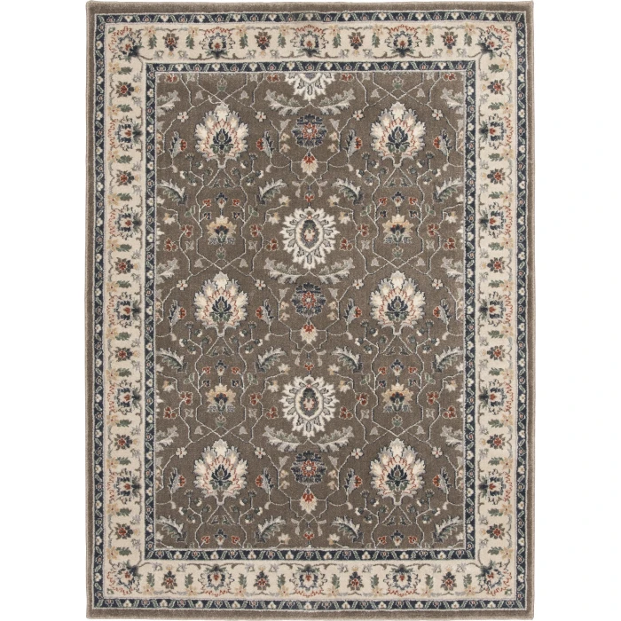 Central Oriental Montville Latte/Alabaster Abstract 7ft.3in. x 10ft.10in. Rect. Rug