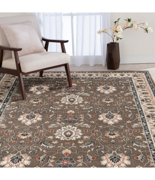 Central Oriental Montville Latte/Alabaster Oriental 5ft. x 7ft.7in. Rect. Rug