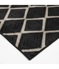 Central Oriental Milan Castle/Ebony Lattice 5ft. x 7ft.7in. Rect. Rug