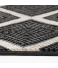 Central Oriental Milan Castle/Ebony Lattice 5ft. x 7ft.7in. Rect. Rug