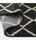 Central Oriental Milan Castle/Ebony Lattice 5ft. x 7ft.7in. Rect. Rug