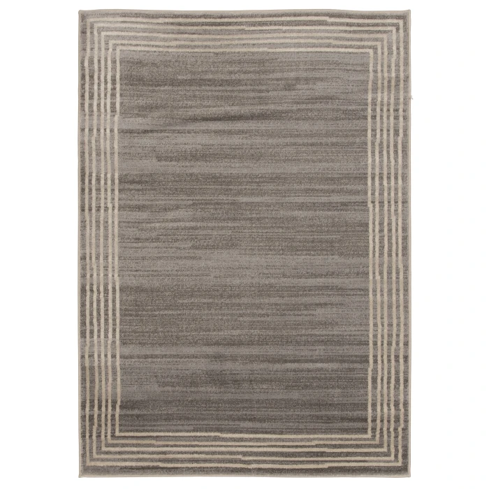 Central Oriental Montville Storm/Latte Abstract 5ft. x 7ft.7in. Rect. Rug