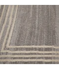 Central Oriental Montville Storm/Latte Abstract 5ft. x 7ft.7in. Rect. Rug