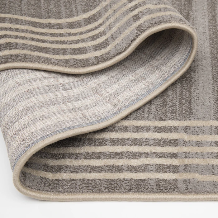 Central Oriental Montville Storm/Latte Abstract 5ft. x 7ft.7in. Rect. Rug