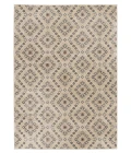 Central Oriental Montville Alabaster/Latte Moroccan 9in. x 33in. Rect. Rug