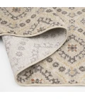 Central Oriental Montville Alabaster/Latte Moroccan 9in. x 33in. Rect. Rug