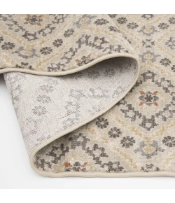 Central Oriental Montville Alabaster/Latte Moroccan 9in. x 33in. Rect. Rug