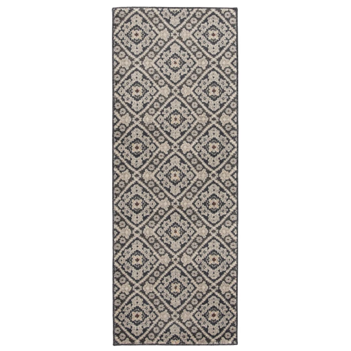 Central Oriental Montville Vintage Blue/Latte Moroccan 5ft. x 7ft.7in. Rect. Rug