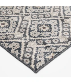 Central Oriental Montville Vintage Blue/Latte Moroccan 9in. x 33in. Rect. Rug