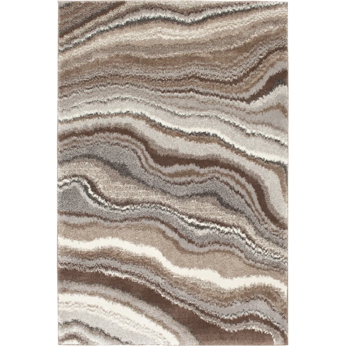 Central Oriental Structures Cloud/Multi abstract 5ft. x 7ft.6in. Rect. Rug
