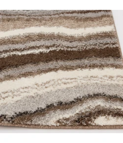 Central Oriental Structures Cloud/Multi abstract 7ft.10in. x 9ft.10in. Rect. Rug
