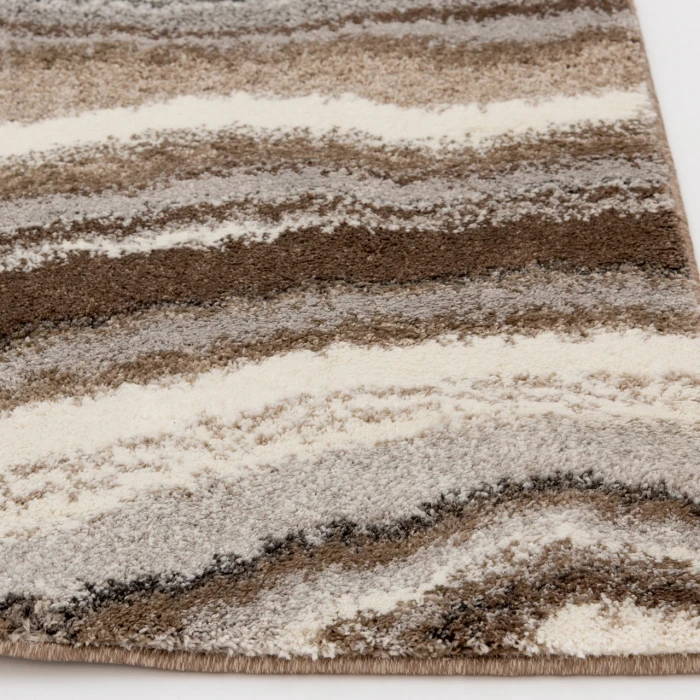 Central Oriental Structures Cloud/Multi abstract 5ft. x 7ft.6in. Rect. Rug