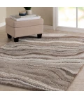 Central Oriental Structures Cloud/Multi abstract 5ft. x 7ft.6in. Rect. Rug