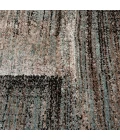 Central Oriental Structures Multi/Glass Abstract 5ft. x 7ft.6in. Rect. Rug
