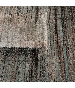 Central Oriental Structures Multi/Glass Abstract 7ft.10in. x 9ft.10in. Rect. Rug