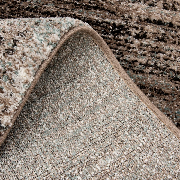 Central Oriental Structures Multi/Glass Abstract 5ft. x 7ft.6in. Rect. Rug
