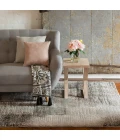 Central Oriental Structures Multi/Glass Abstract 5ft. x 7ft.6in. Rect. Rug